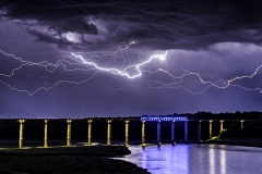 Lightning High Trestle Train Bridge