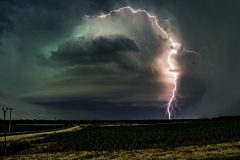 West Point Nebraska thunderstorm lightning