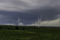Western Iowa lightning windmill