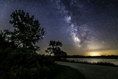 Badger Creek Iowa milky way