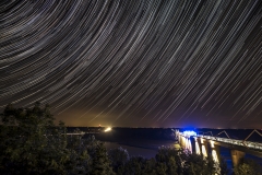 High Trestle Trail Bridge  trail star trail