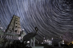 Hindu star trail