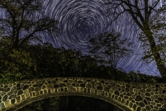 Ledges state park stone bridge star trail