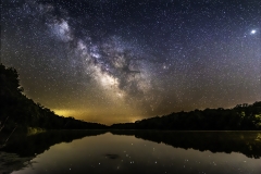 Lucas County Pond milky way