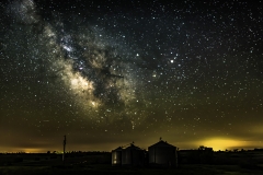 Milky Way silos Iowa