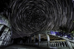Iowa rainbow bridge star trail