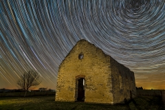 Old Stone Church star trail Iowa