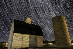 barn  star trail Madrid Iowa