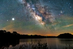 milky way meteor Iowa