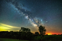 milky way fire fly Iowa