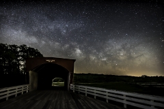 milky way hogback bridge Iowa