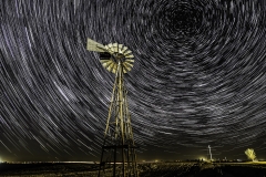 south iowa windmill star trail