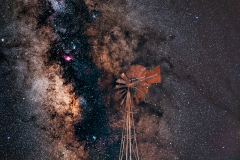 windmill milky way Iowa
