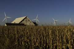 harvest Iowa barn windmill