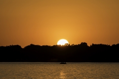 sunset lake Storm Lake Iowa
