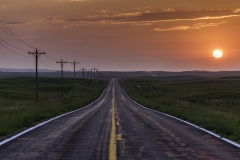 sand hills sunrise