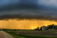 Coon Rapids Iowa panoramic storm