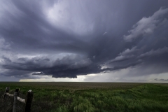 Dightton Kansas supercell thunderstorm