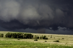 Dightton Kansas supercell thunderstorm tornado