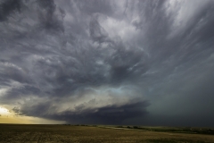 Dightton Kansas supercell thunderstorm structure
