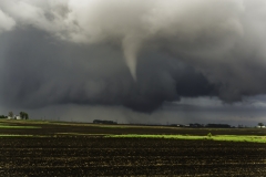 Lake City Iowa tornado funnel