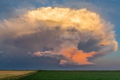 color thunderstorm supercell Texas