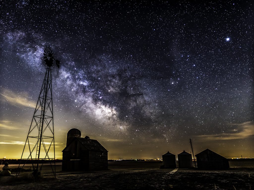 Iowa farm milky way private workshop