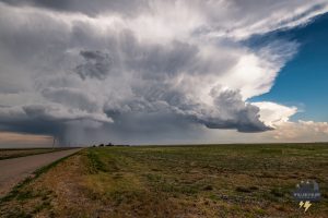 Kansas merging storm