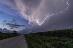 cloud lightning road Iowa Madrid