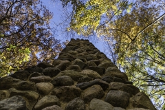 Ledges stone chimney