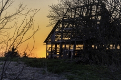 barn sunset abandoned