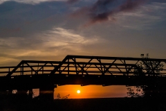 bridge sunset