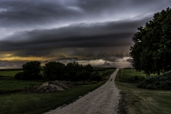 Luther Iowa shelf cloud