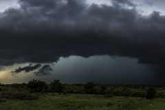 Oklahoma  incoming hail core