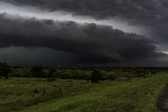 Oklahoma  incoming hail core