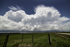 Oklahoma thunderstorm fence