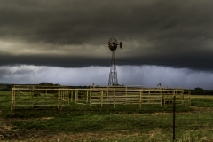 Oklahoma windmill thunderstorm