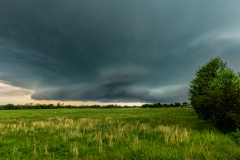 Seneca Missouri supercell thunderstorm