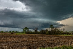 Southern Iowa Supercell thunderstorm