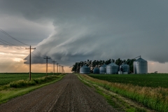 storm across the road